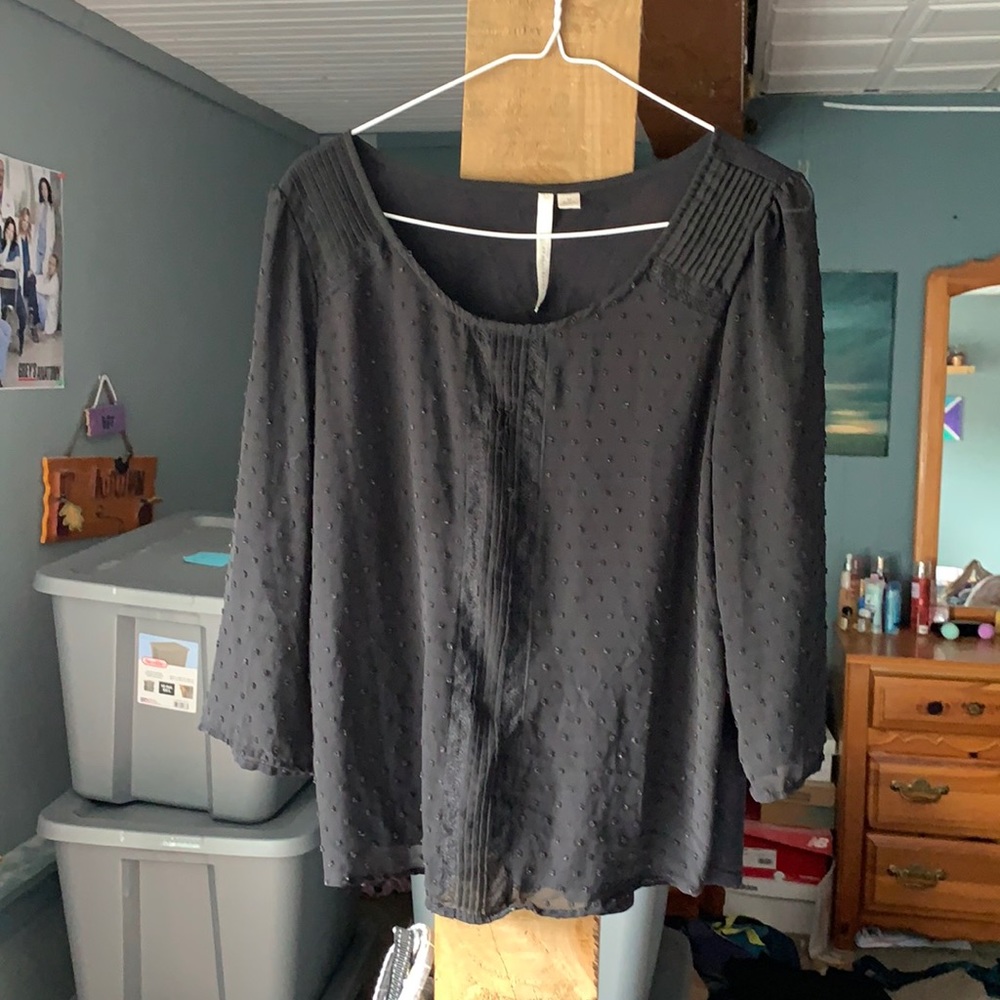 Black Sheer Shirt